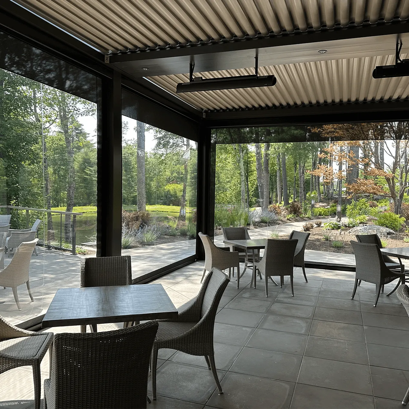 All Weather Screen Outdoor Installation